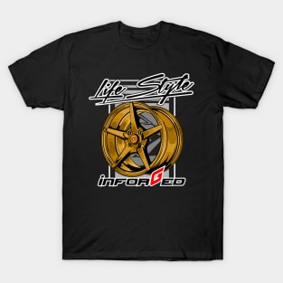 illustration design for car rims T-Shirt